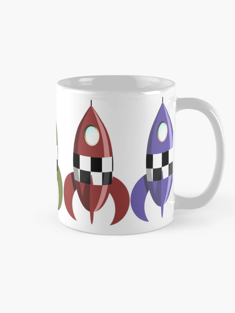 Thumbnail 3 of 6, Coffee Mug, Three Rockets designed and sold by Ravvick.
