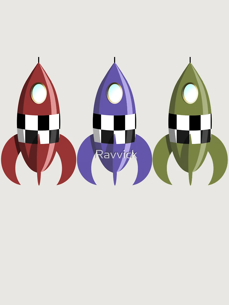 Thumbnail 6 of 6, Premium Oversized Sweatshirt, Three Rockets designed and sold by Ravvick.