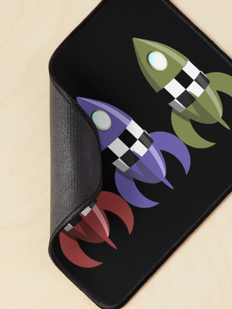 Thumbnail 2 of 5, Mouse Pad, Three Rockets designed and sold by Ravvick.