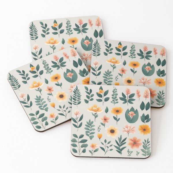 Item preview, Free Vector Botanical Flower and Leaves Collection designed and sold by hjian8219.