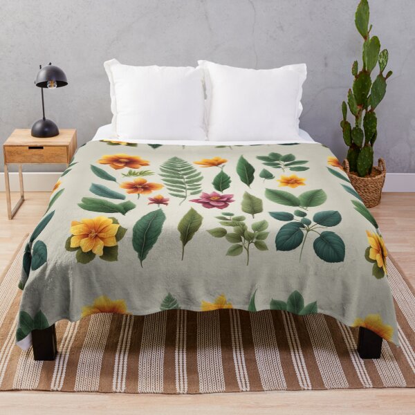 Item preview, Free Vector Botanical Flower and Leaves Collection designed and sold by hjian8219.