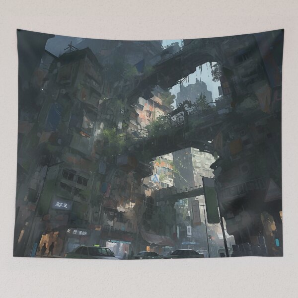 Item preview, Melancholy city designed and sold by Nowshin Tasnim.
