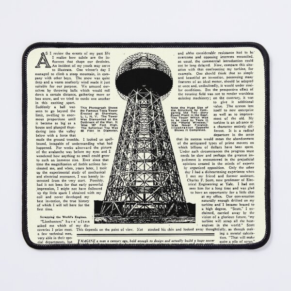 Item preview, Nikola Tesla Magnifying Transmitter Poster designed and sold by HighIQHistory.