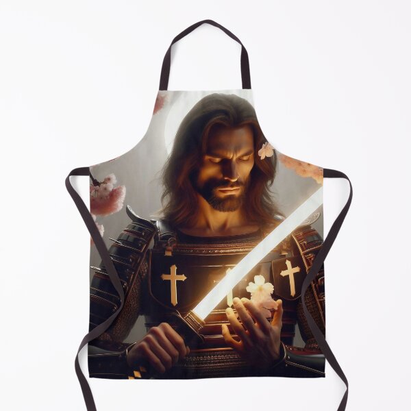 Item preview, Black Armor Samurai Jesus & Sakura designed and sold by jay-cack.