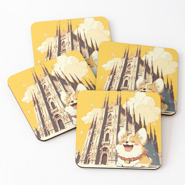 Item preview, Cute Corgi In Milan designed and sold by yinyuecreation.