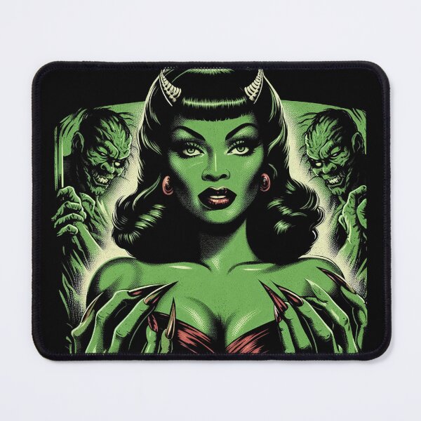 Item preview, Hot Demon Woman designed and sold by PulpVintage.