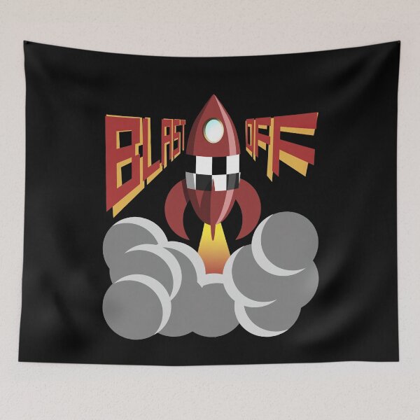 Item preview, Blast Off! designed and sold by Ravvick.