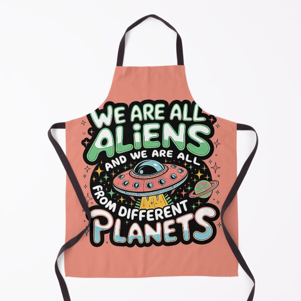 Item preview, WE ARE ALL ALIENS AND WE ARE ALL FROM DIFFENT PLANETS on tangerine designed and sold by INNERHARMONY2.