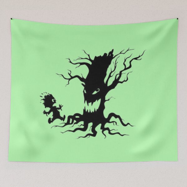 Item preview, Spooky Tree, Halloween Tree, Scary Tree, Haunted Tree, Autumn Tree, Monster Tree designed and sold by Dabbing Turtle Designs.