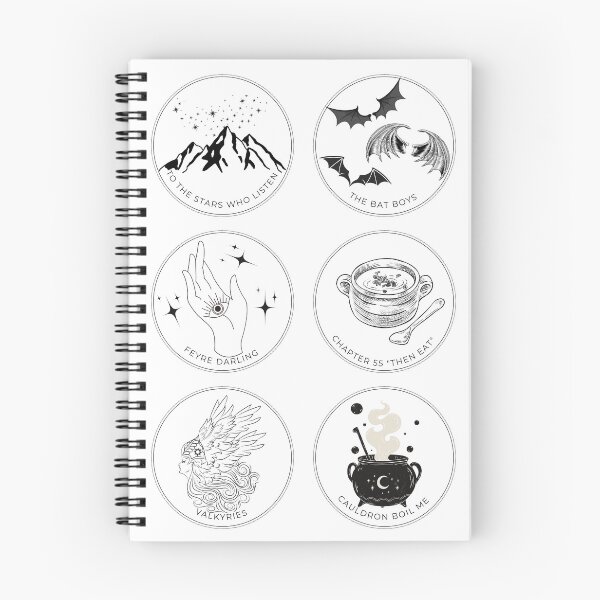 Item preview, ACOTAR sticker set designed and sold by ciarameadows.