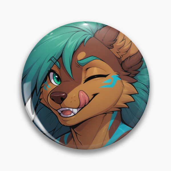 Item preview, Winking Wolf - Headshot Sticker designed and sold by Paladinko.