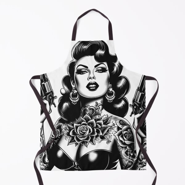 Item preview, Tattoo Gun Girl designed and sold by PulpVintage.