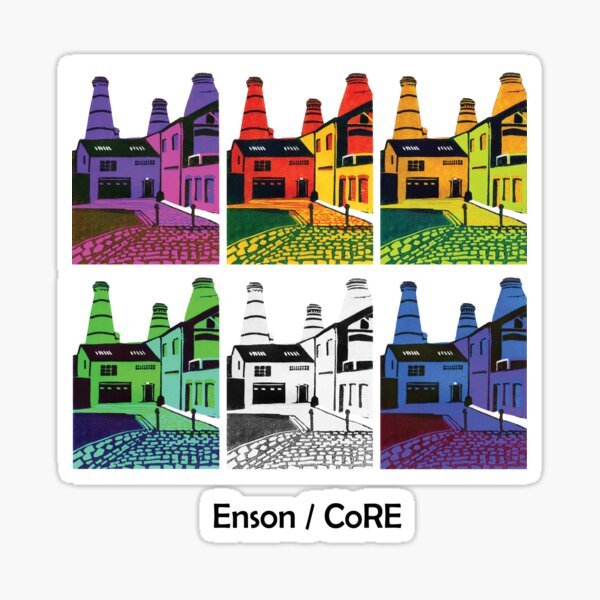 Enson Pottery Longton Sticker