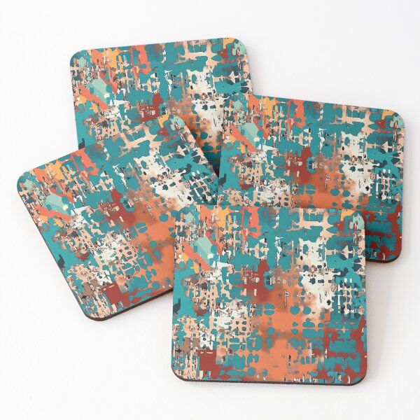 Item preview, Colorful Abstract Aesthetic - Vibrant Chaos Pattern designed and sold by HausKatz.