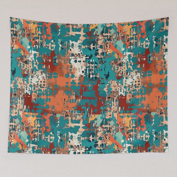 Item preview, Colorful Abstract Aesthetic - Vibrant Chaos Pattern designed and sold by HausKatz.