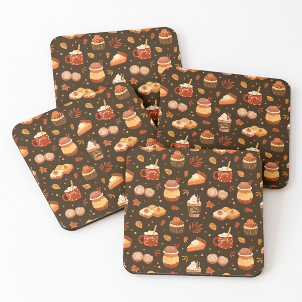 Item preview, Pumpkin Spice Bliss: Lattes & Cupcake Delight designed and sold by PeachyLitchi.