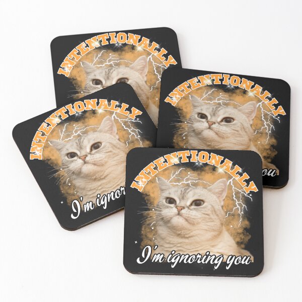 Item preview, I’m ignoring you intentionally, funny cat puns, cat parents designed and sold by PRINYOS.