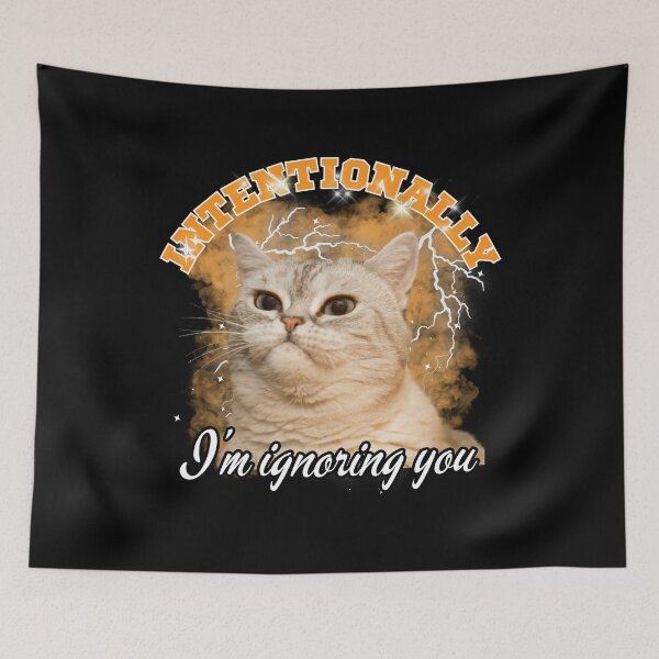 Item preview, I’m ignoring you intentionally, funny cat puns, cat parents designed and sold by PRINYOS.