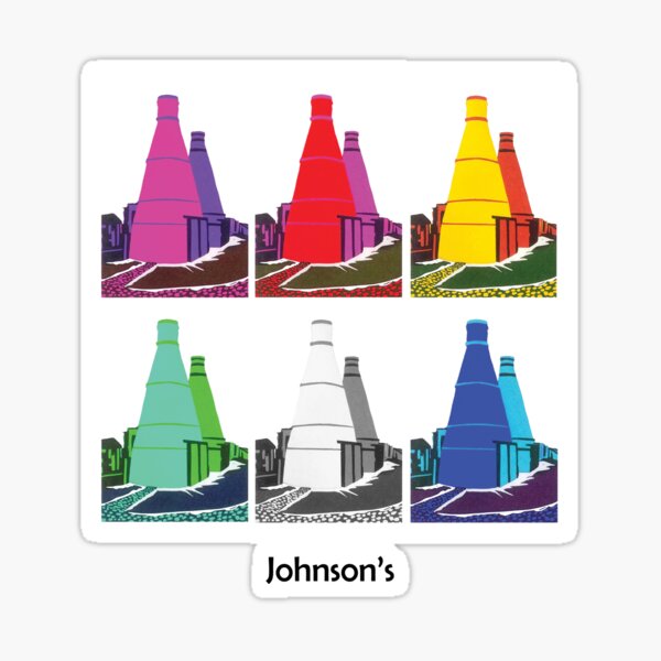 Johnson's Pottery Hanley Sticker
