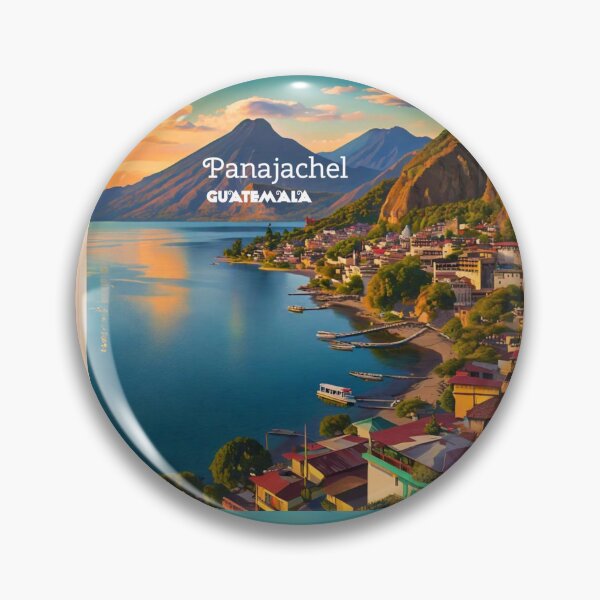 Item preview, Wall  Art Guatemala | Panajachel Lake Travel Vintage Poster designed and sold by kestrada2906.