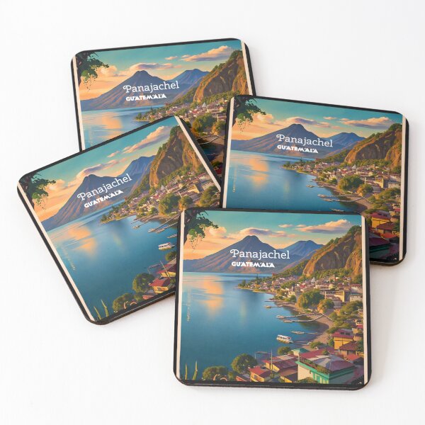 Item preview, Wall  Art Guatemala | Panajachel Lake Travel Vintage Poster designed and sold by kestrada2906.