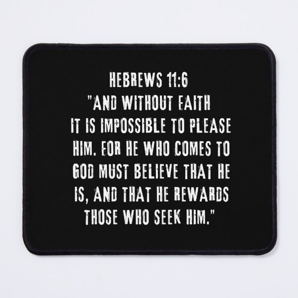 Item preview, Hebrews 11:6_Bible Quotes designed and sold by QuotifBible.