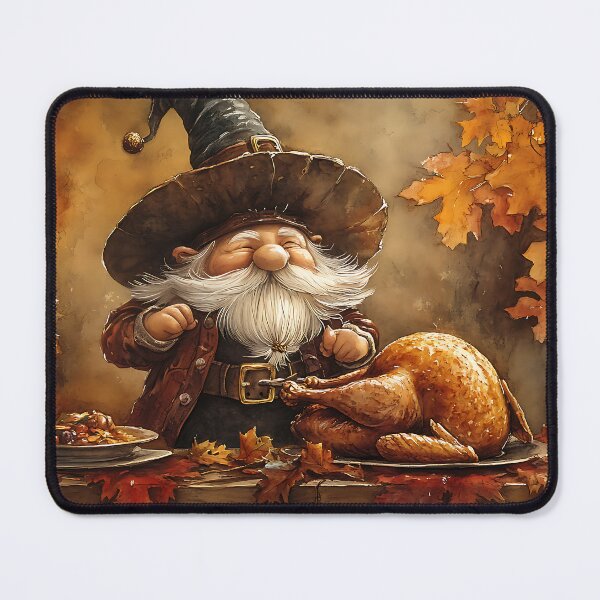 Item preview, Thanksgiving Feast with the Gnomes designed and sold by Boddicca.