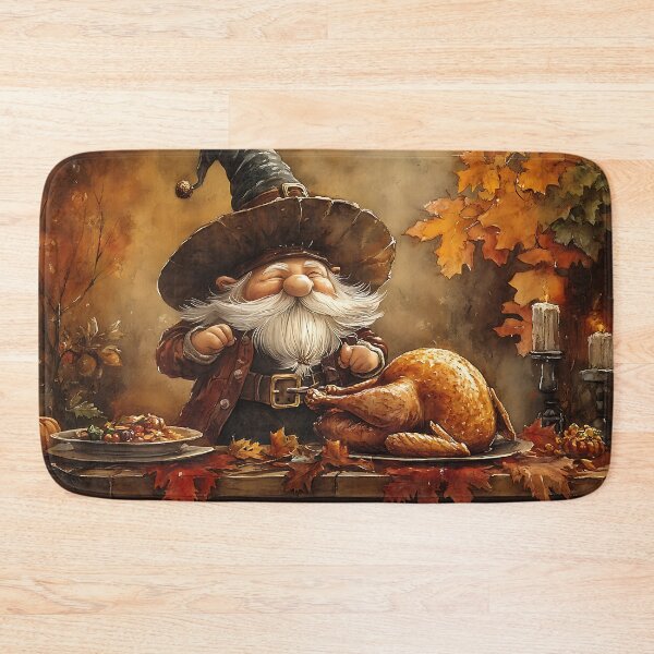 Item preview, Thanksgiving Feast with the Gnomes designed and sold by Boddicca.