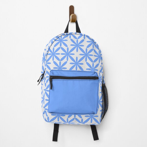 Item preview, Serenity Blue Minimalist Geometric Floral Pattern designed and sold by Ana Cá Art & Design.