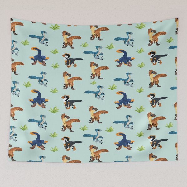 Item preview, velociraptor pattern designed and sold by olive-03.
