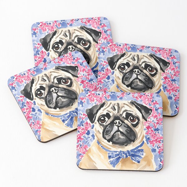 Item preview, Coquette Pug designed and sold by Magnolia Valley Art.