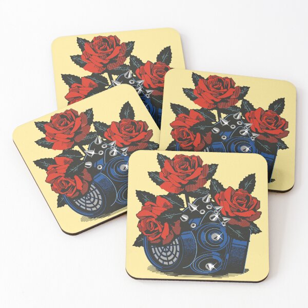 Item preview, Roses and Gas Mask With Studs designed and sold by vatainami.