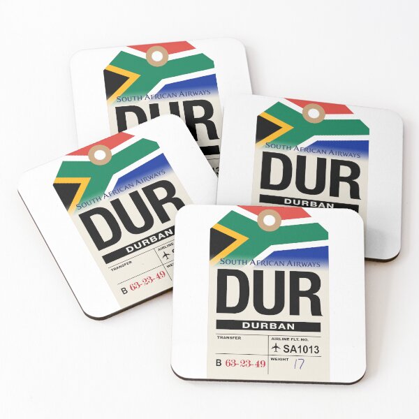 Item preview, Durban (DUR) South Africa Airline Luggage Tag designed and sold by travelwitheric.