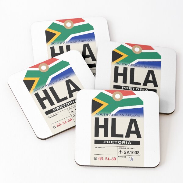 Item preview, Pretoria (HLA) South Africa Airline Luggage Tag designed and sold by travelwitheric.