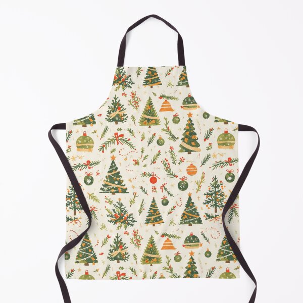 Item preview, Christmas trees and ornaments, Pines and spruces forest - Christmas trees decorations pattern designed and sold by mind-coloring.