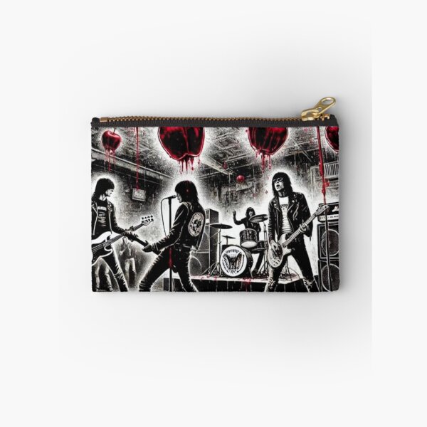 Item preview, Ramones Performing at CBGBs East Village NYC | Crimson Apples Big Apple Art designed and sold by The Gothem Apple Collection.