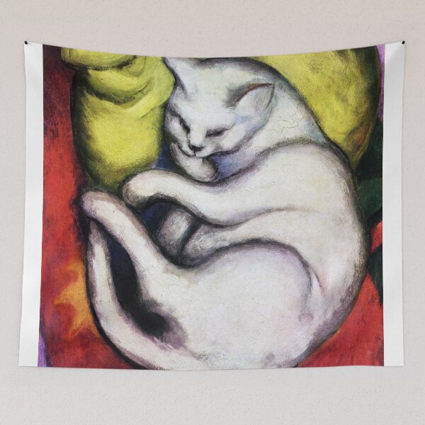 Item preview, Cat on a Yellow Pillow designed and sold by Aeroplane Tees.