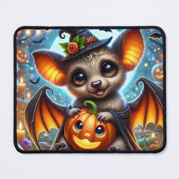 Item preview, The Little Dark Wizard and his Dazzling Pumpkin designed and sold by AmigosFurEver.