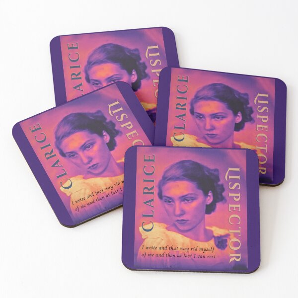 Item preview, Clarice Lispector quote: I write and that way rid myself of me and then at last I can rest. designed and sold by artbleed.