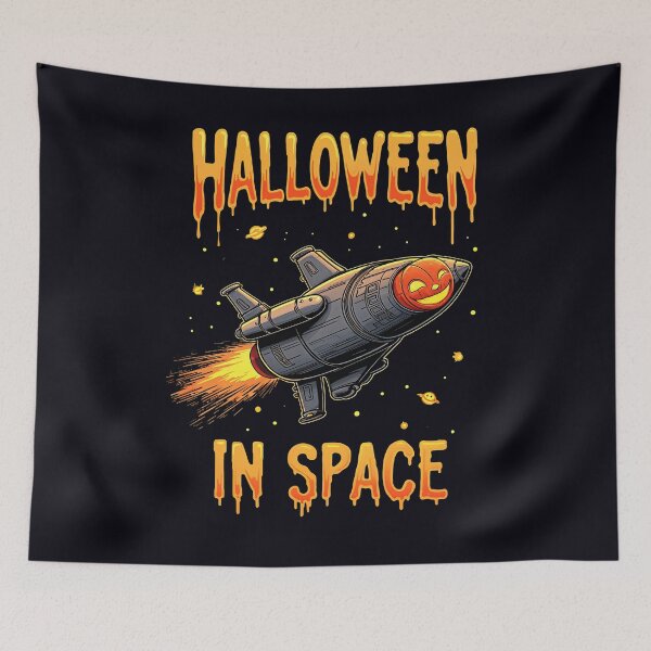 Item preview, Halloween Rocket in Space Sci-Fi designed and sold by Taans-Creation.