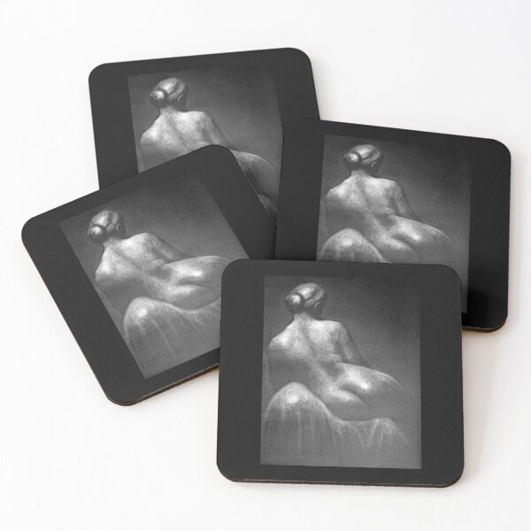 Item preview, Female Back drawing by Adelaide Artist Avril Thomas designed and sold by AvrilThomasart.
