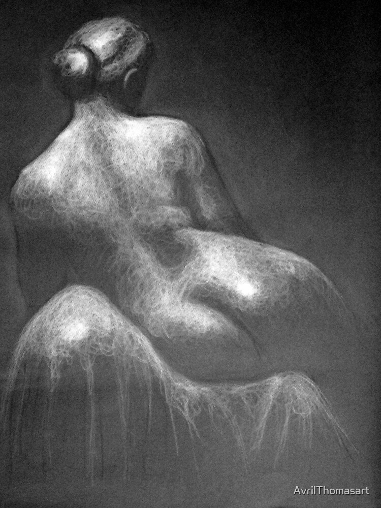 Thumbnail 7 of 7, Framed Art Print, Female Back drawing by Adelaide Artist Avril Thomas designed and sold by AvrilThomasart.