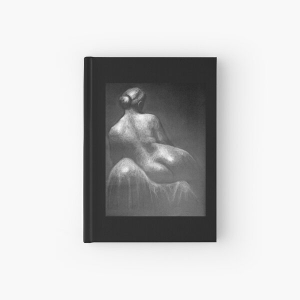Female Back drawing by Adelaide Artist Avril Thomas Hardcover Journal