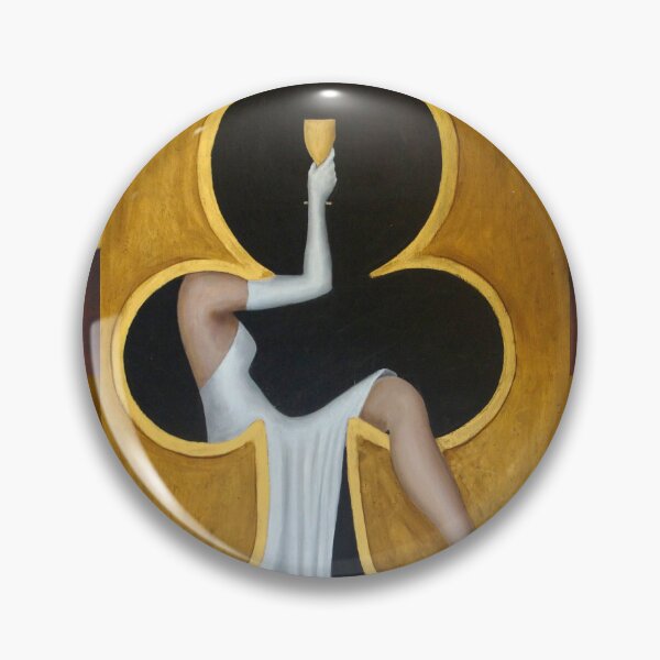 Item preview, Queen of Clubs 2 - Oil on canvas by Adelaide Artist Avril Thomas designed and sold by AvrilThomasart.
