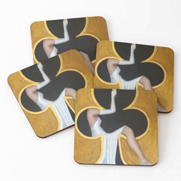 Item preview, Queen of Clubs 2 - Oil on canvas by Adelaide Artist Avril Thomas designed and sold by AvrilThomasart.
