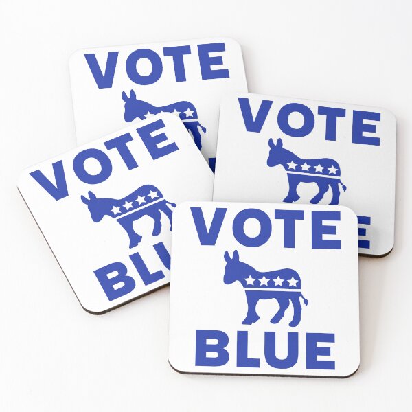 Item preview, Vote blue with democrat symbol  designed and sold by Rachel the Artist .