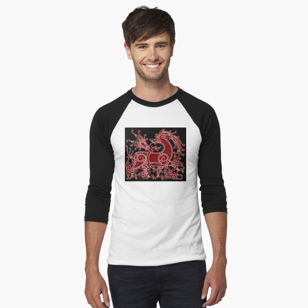 Item preview, Baseball ¾ Sleeve T-Shirt designed and sold by Odinist.