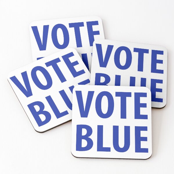 Item preview, Vote blue  designed and sold by Rachel the Artist .