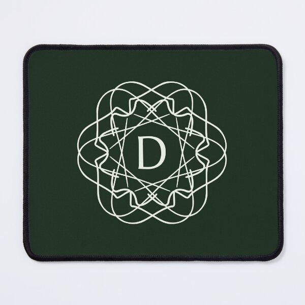 Item preview, Ornamental Sacred Geometry letter D emblem designed and sold by rasagamastore.