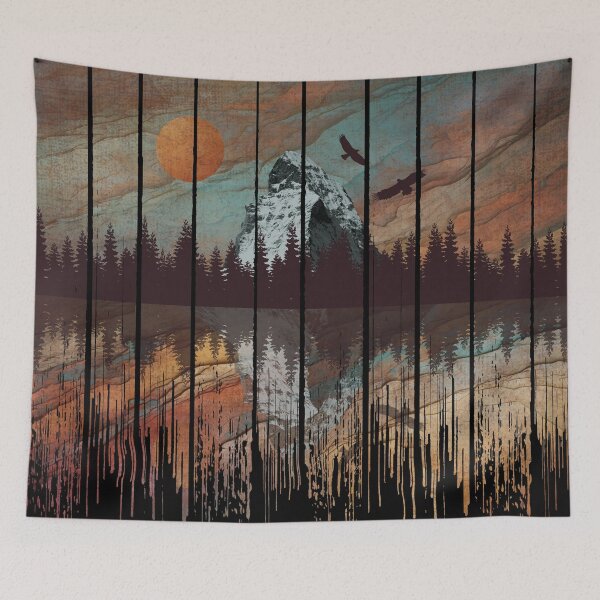 Item preview, Wild Dripping Sunset Landscape designed and sold by maryedenoa.